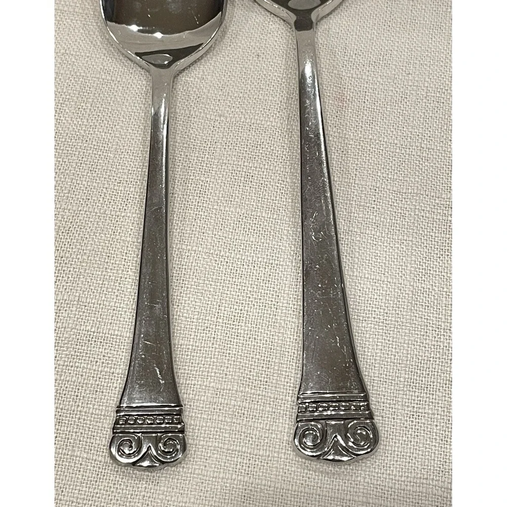 Oneida MELODIA 18/10 Stainless Flatware 6 Piece Place‎ Setting Serving
